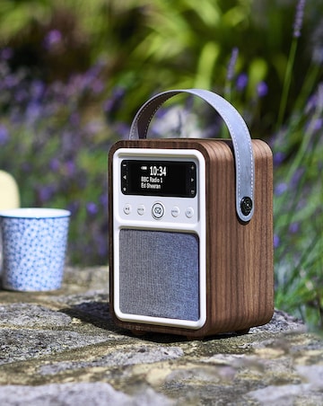 VQ Retro Mini DAB Radio - Walnut