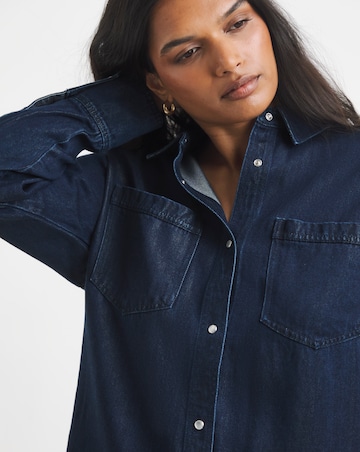 Simply Be Indigo Ultimate Denim Shirt