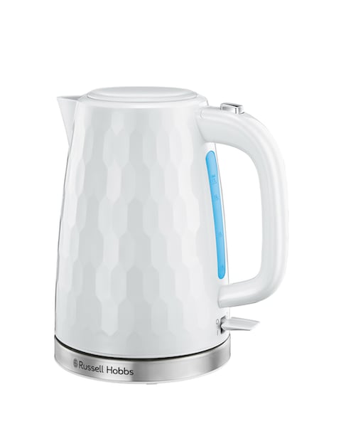 Russell Hobbs 26050 Textured Honeycomb White Kettle