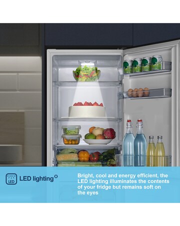 Fridgemaster MC55240E 174cm 50/50 Fridge Freezer White