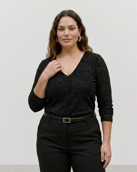 New In - Vero Moda Layla V-Neck Jersey Top