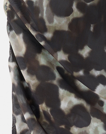 Mango Asymmetric Printed Top