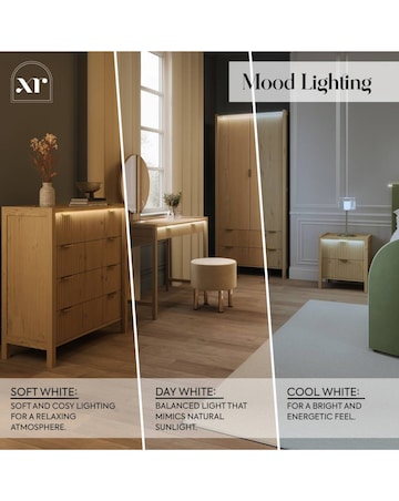 XR Living Dakota Dressing Table With App Control Lights