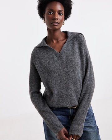 Open Collar Jumper