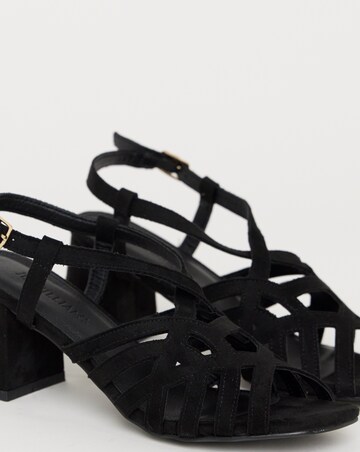 Calm Multi Strap Block Heel Sandals - Extra Wide Fit (EEE)