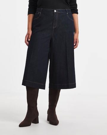 Simply Be Indigo Culotte Jeans