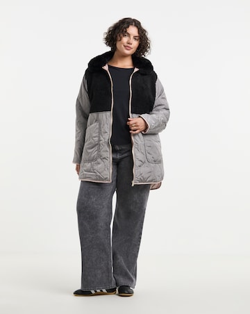 Grey Reversible 2 in 1 Hybrid Coat