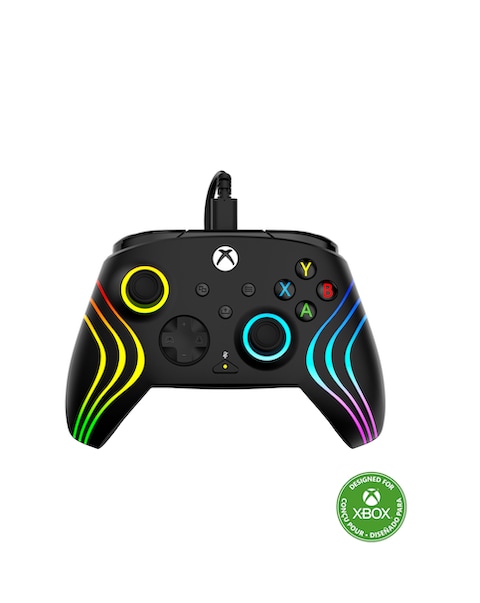 Turtle Beach Afterglow Wave Wired RGB Gaming Controller For Xbox & PC - Black