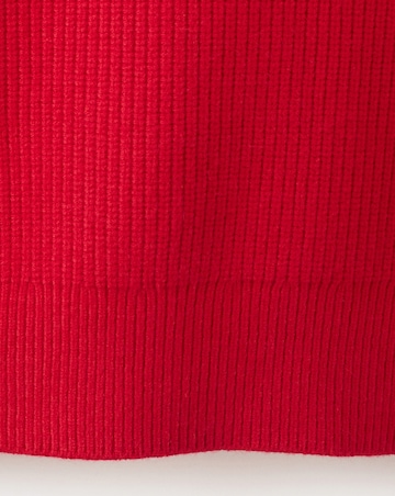 Mango Sweater with Contrasting Zip Collar