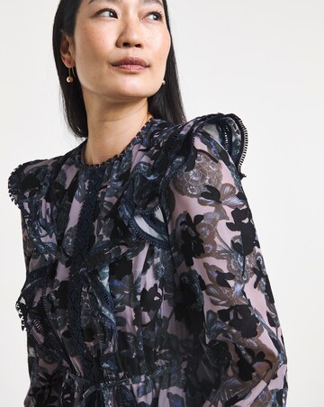 Ted Baker Alexieh Ruffle Floral Maxi Dress
