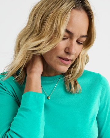 Blue, Pink, Green 3 Pack Crew Neck Long Sleeve T-Shirt
