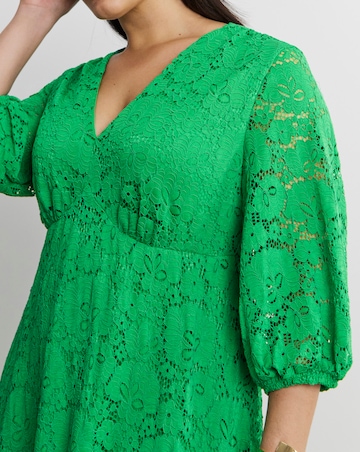 Joanna Hope Midi Lace Dress