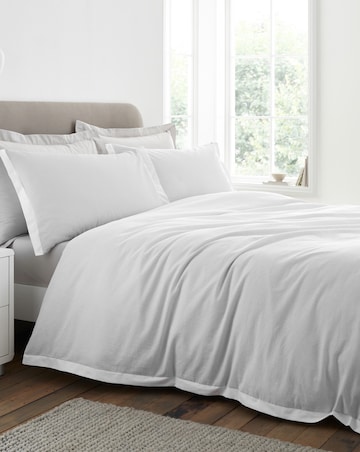 Bianca Seersucker Woven Stripe Duvet Cover Set