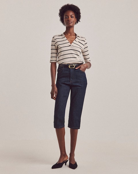 Anthology Indigo Capri Jeans
