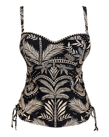 Figleaves Frida Underwired Bandeau Tankini Top