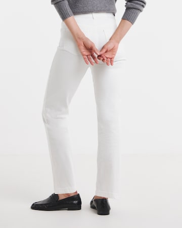 Magisculpt White Straight Leg Jeans