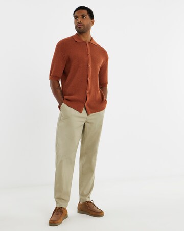 Only & Sons Sean Kitted Polo - Rust