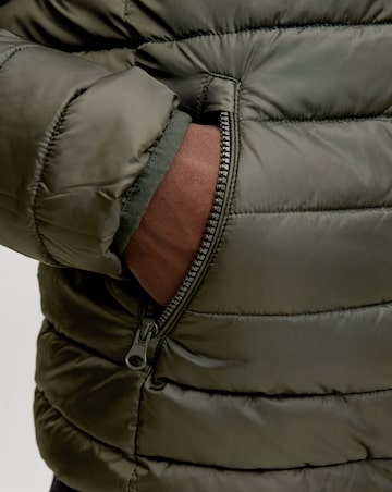 Jack & Jones Elvis Light Puffer Coat - Green