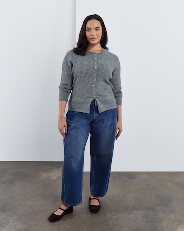 Button Through Cinched Cardigan