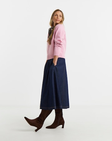 Concealed Zip Knitted Jacket