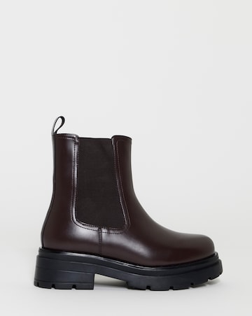 Domino Chunky Chelsea Ankle Boots - Wide Fit (E)