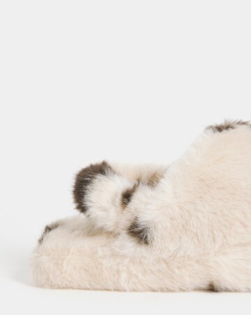 Truth Fluffy Slingback Slippers - Extra Wide Fit (EEE)