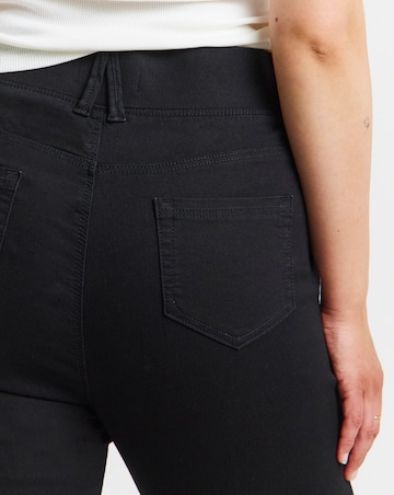 Black Stretch Skinny Pull On Jeggings