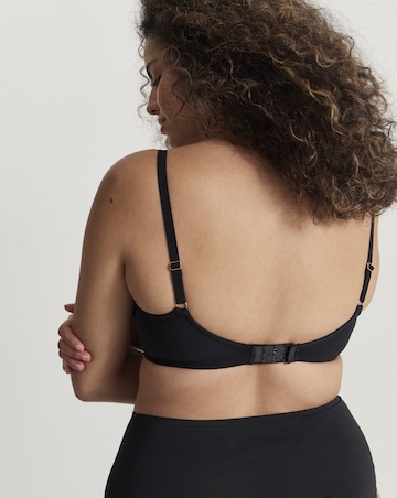 Figleaves Smoothing Sweetheart Full Cup Underwired T-Shirt Bra (B-H) Black