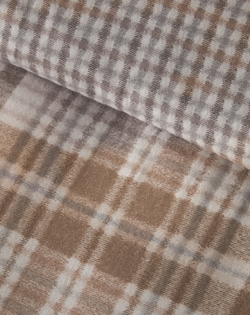 Catherine Lansfield Brushed Hamish Check Duvet Cover Set
