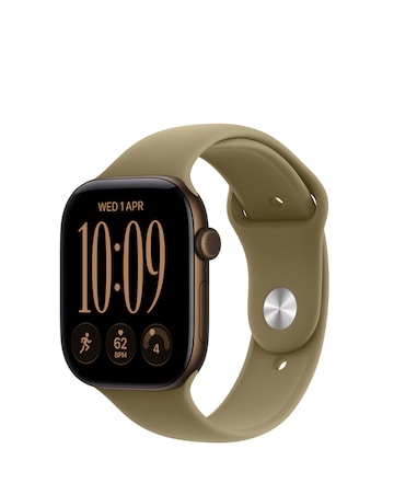 Apple Watch Series 12 GPS + Cellular 46mm - Bronze Aluminium/Olive Sport - M/L