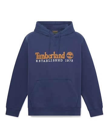 Timberland Established 1973 Embroidered Logo Hoodie - Navy