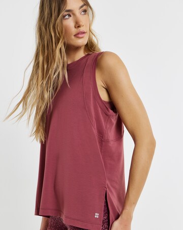 Sweaty Betty Elevated Cotton Boxy Sleeveless Tank