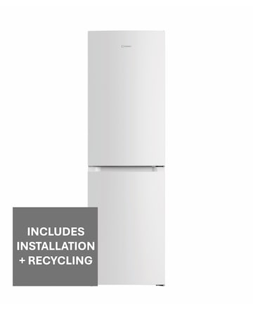 Indesit INKS 3251 W4UK Low Frost 60/40 Fridge Freezer - White + Installation