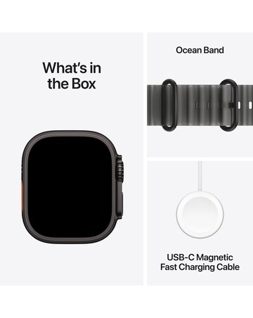 Apple Watch Ultra 4 GPS + Cellular 49mm - Black Titanium/Translucent Black Band