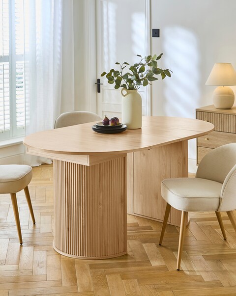 New In - Leighton Extendable Oval Dining Table
