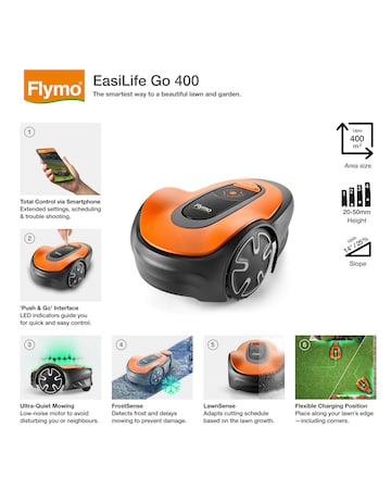 Flymo EasiLife GO 400 Robotic Lawnmower