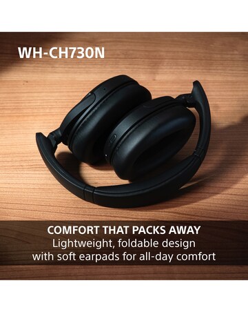 Sony WH-CH730N Wireless Noise Cancelling Over-Ear Headphones - Blue