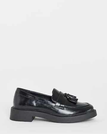 Madelyn Tassle Detail Loafer Shoes - Wide Fit (E)