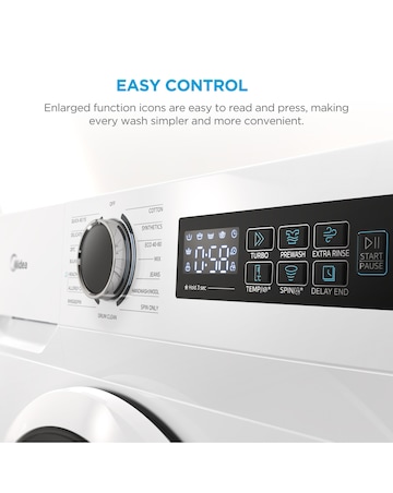 Midea 10kg Washer Dryer - White + Installation