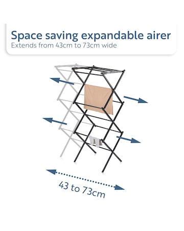 Minky Space Saver Extendable 3 Tier Airer