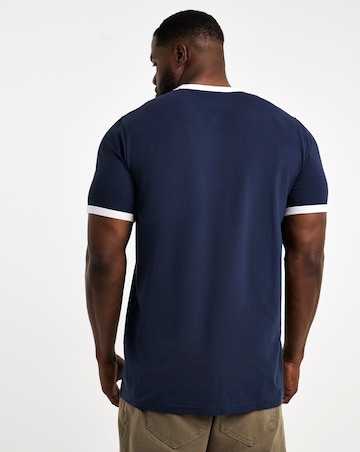 Contrast Ringer T-Shirt Reg-Fit Long