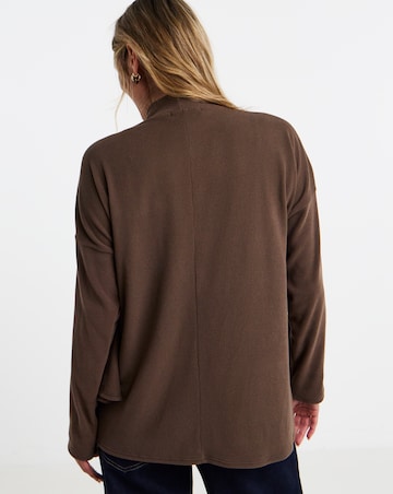 Mocha Soft Touch Cape Top