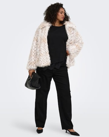 Only Animal Print Faux Fur Jacket
