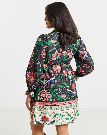 Simply Be Border Print Skater Dress