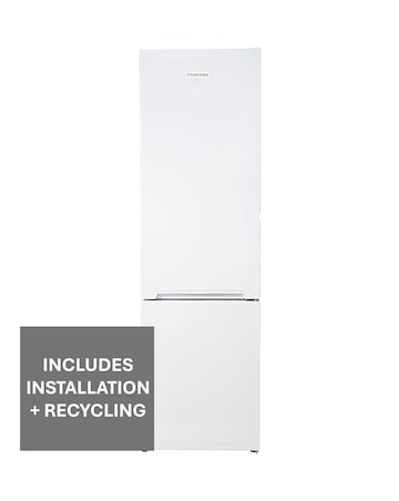 Russell Hobbs RH180FFFF551E1W Frost-Free Fridge Freezer White + Install