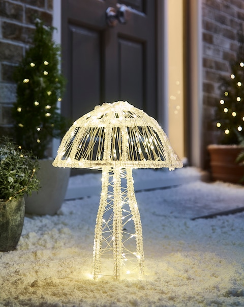 Pre-Lit 32cm Mushroom Light