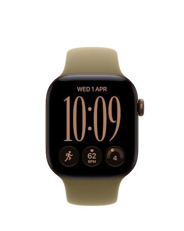 Apple Watch Series 12 GPS + Cellular 42mm - Bronze Aluminium/Olive Sport - S/M
