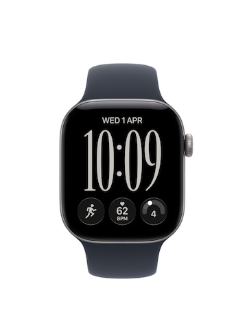 Apple Watch Series 12 GPS + Cellular 42mm - Space Grey Aluminium/Navy Blue - S/M