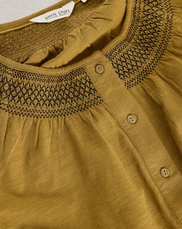 White Stuff Suzie Shirred Top