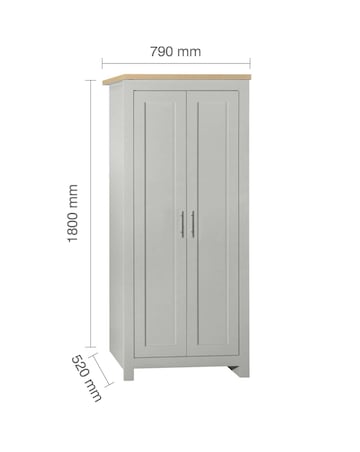 Highgate 2 Door Wardrobe
